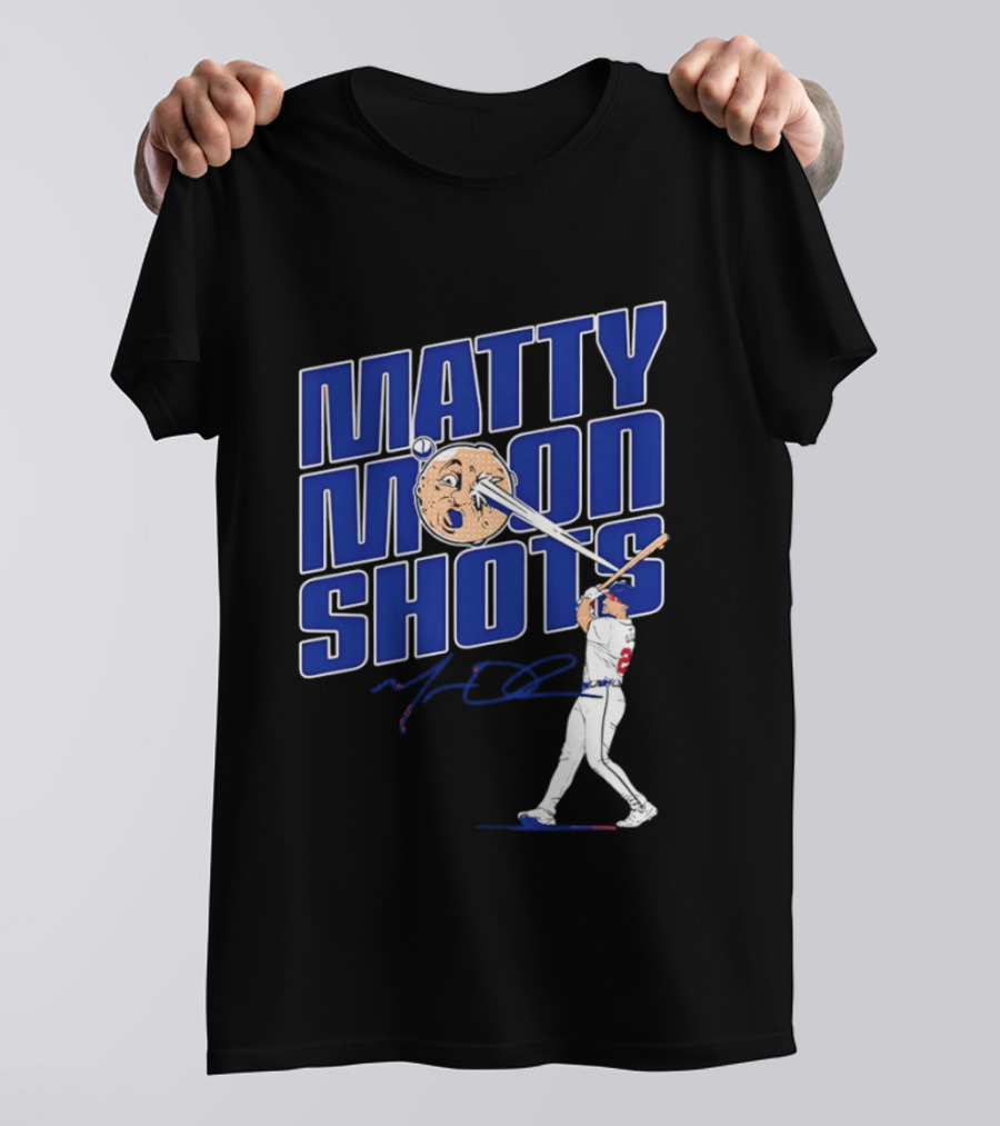 Matty Moonshots Matt Olson Baseball Signature Chop House Atlanta T-Shirt