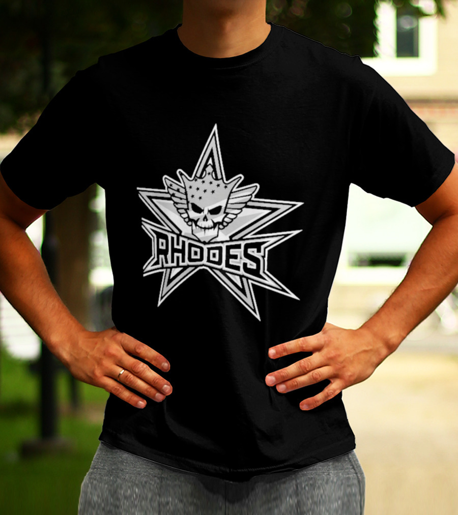 Rhodes Skull Crown Star Crest T-Shirt