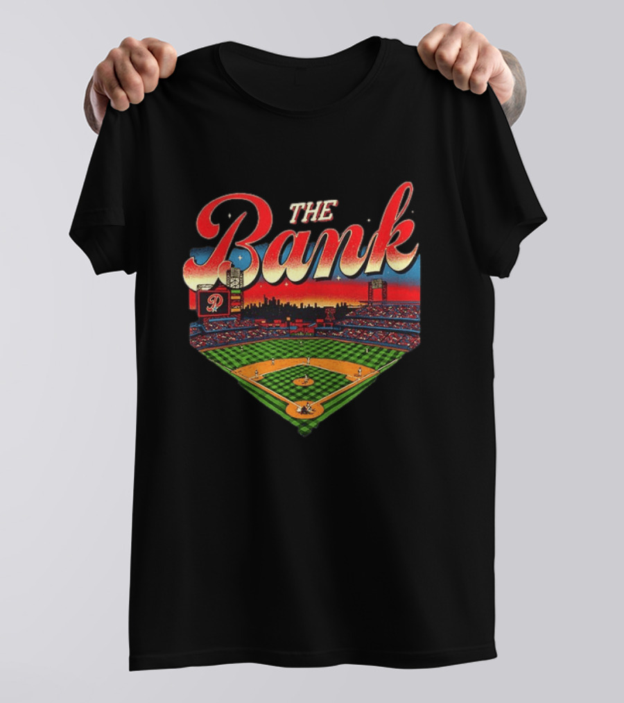 Philadelphia Phillies The Bank Stadium Vintage Baseball T-Shirt