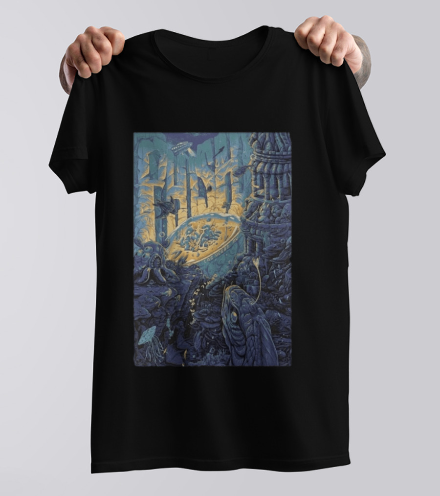 Phish 4 25 2026 Las Vegas NV Underwater Concert T-Shirt