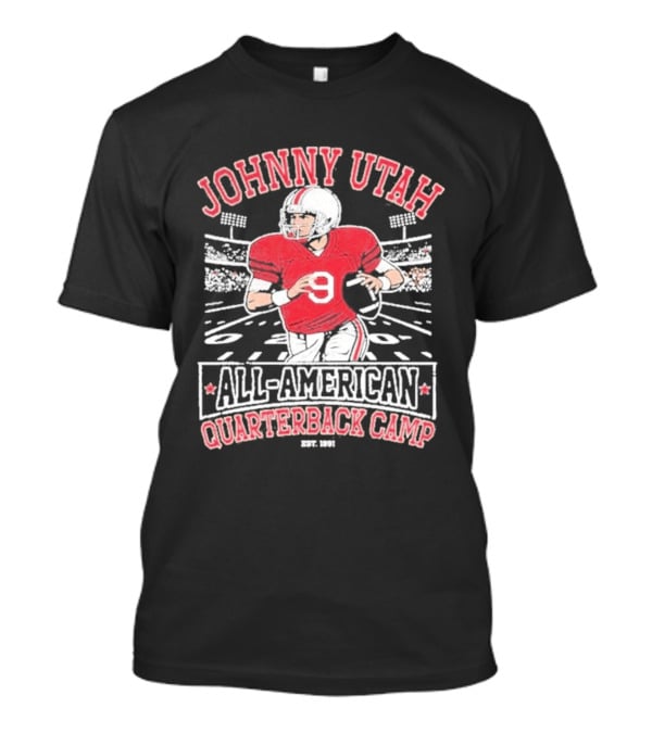 Johnny Utah All American Quarterback Camp Vintage Football Player Established 1991 T-Shirt