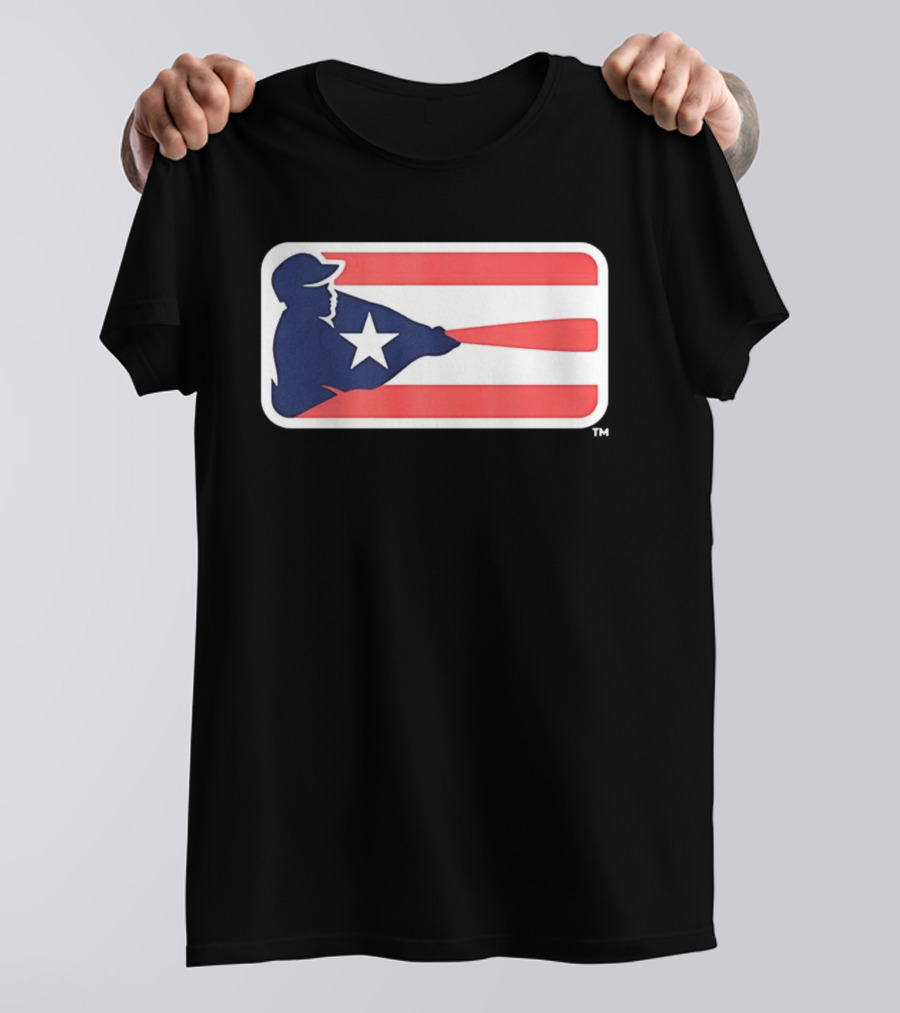 Liga De Béisbol Profesional Roberto Clemente MLB Puerto Rico Flag Baseball Player Star T-Shirt
