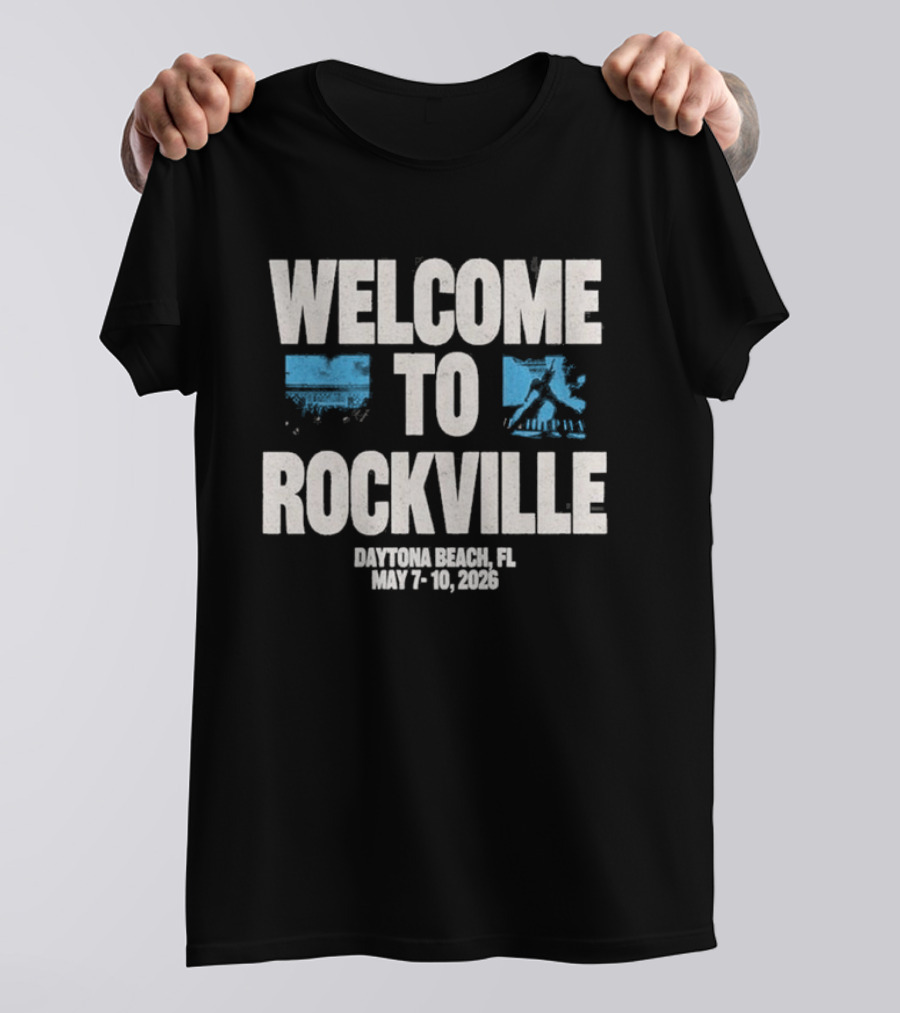 Welcome To Rockville Daytona Beach FL May 7 10 2026 T-Shirt