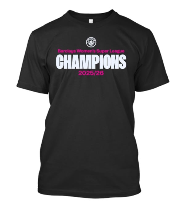 Barclays Women's Super League Champions 2025 2026 T-Shirt