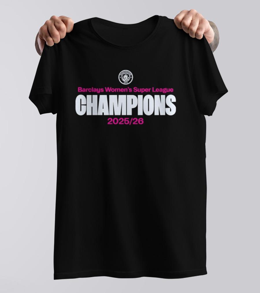 Barclays Women's Super League Champions 2025 2026 T-Shirt
