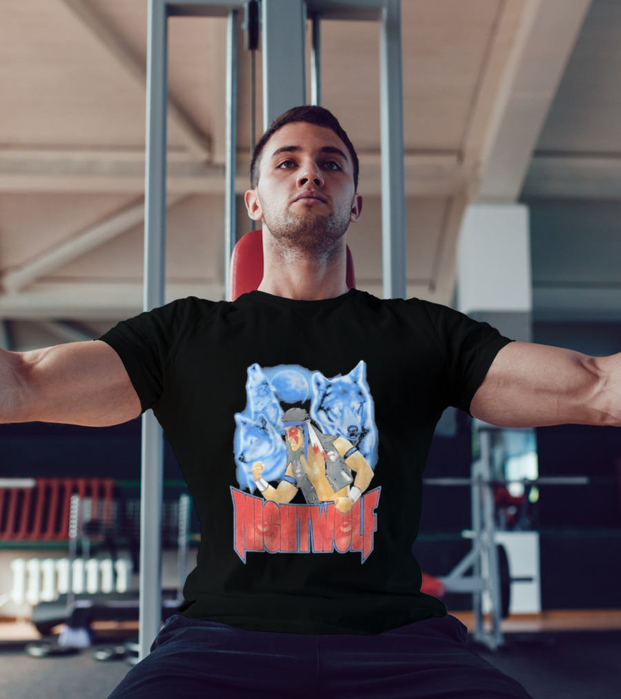 Nightwolf Mortal Kombat Klassic Ultimate MK3 Wolves Moonfighter T-Shirt