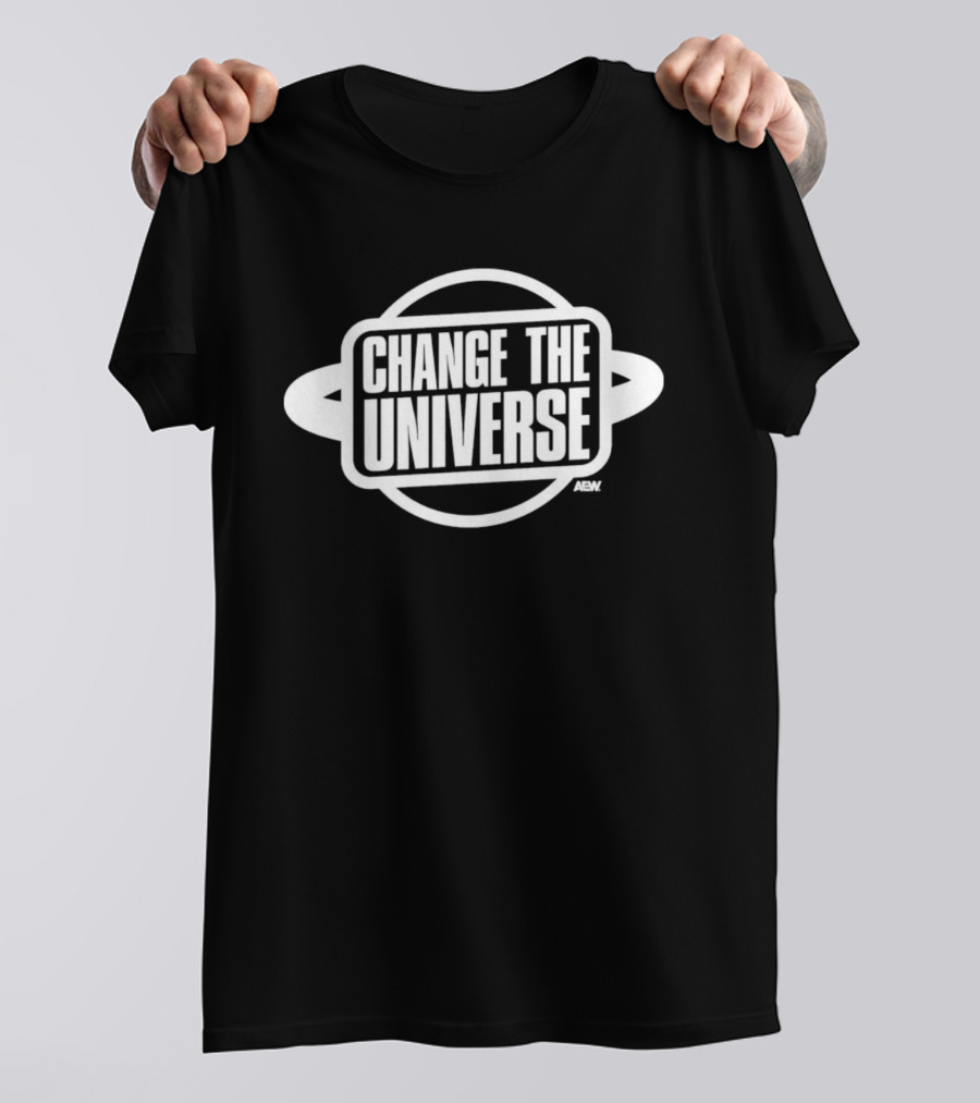AEW Change The Universe Wrestling Promotion T-Shirt