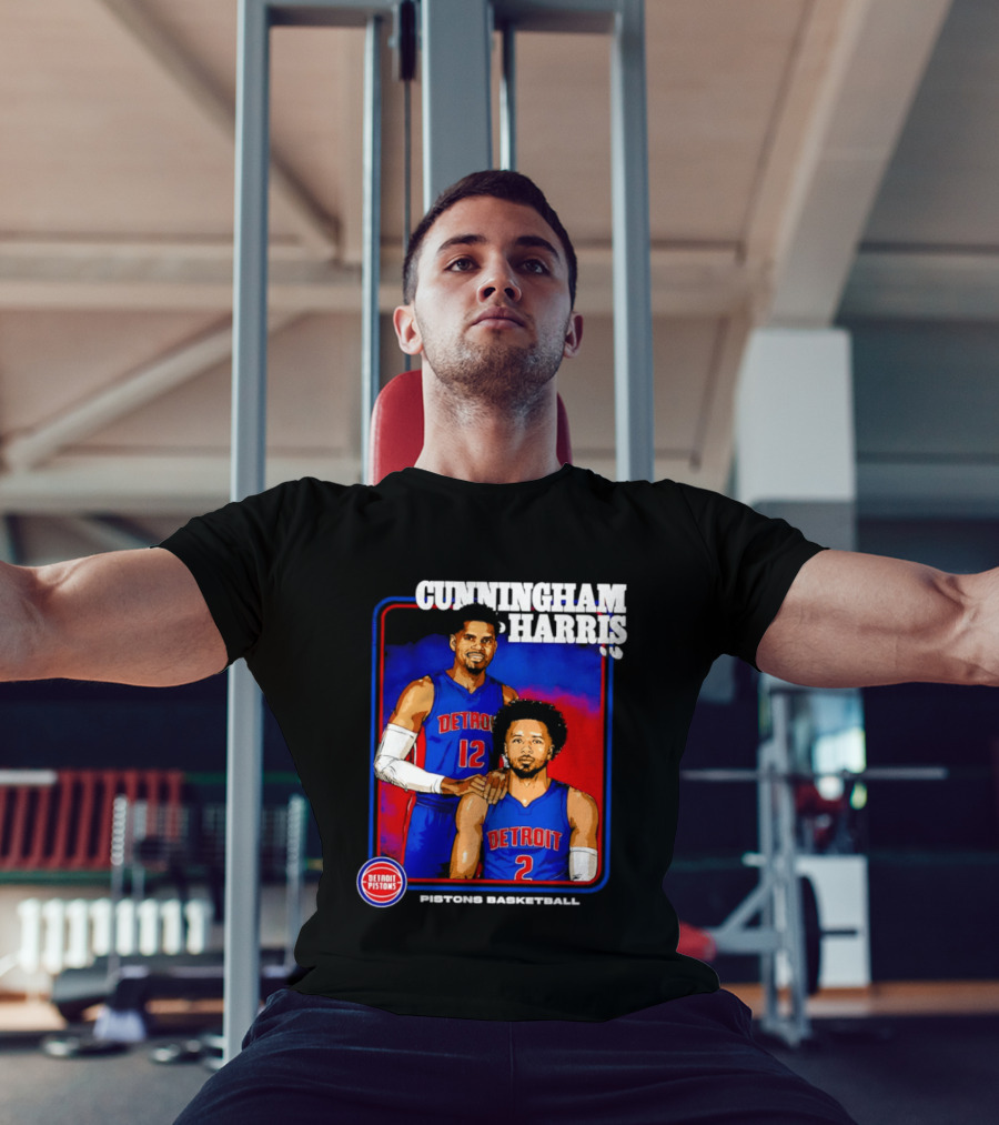 Cunningham Harris Detroit Pistons Basketball 2026 T-Shirt