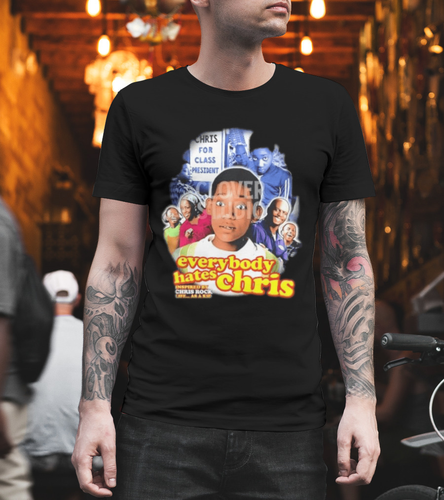 Everybody Hates Chris Inspired By Chris Rock Chris For Class President T-Shirt
