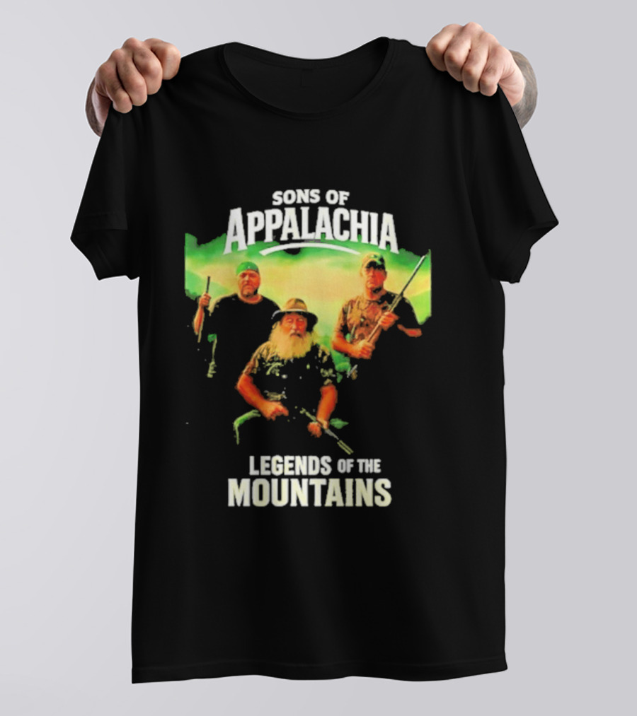 Sons Of Appalachia Legends Of The Mountains Rugged Wilderness Guardians T-Shirt
