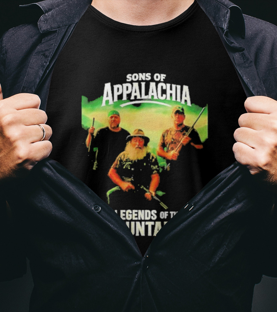 Sons Of Appalachia Legends Of The Mountains Rugged Wilderness Guardians T-Shirt