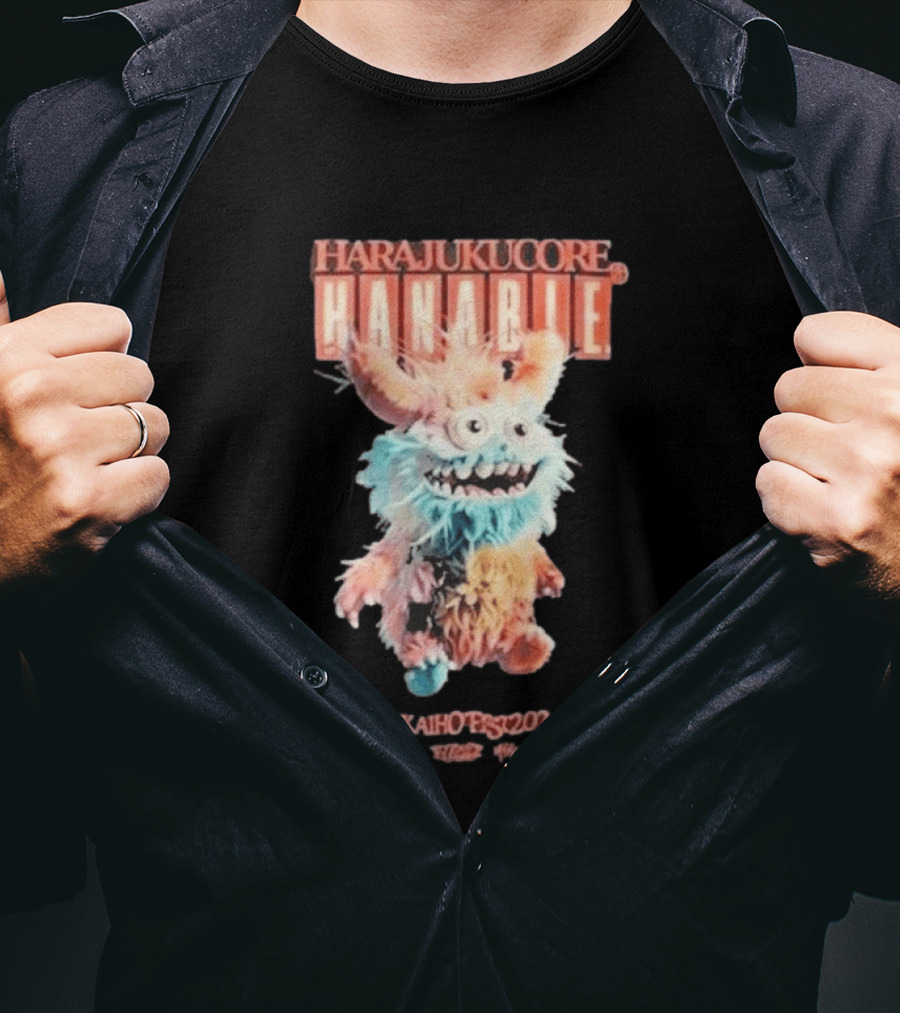 Harajukucore Hanabie Daikaiho Fest 2026 Anime Monster Tokyo Japan T-Shirt