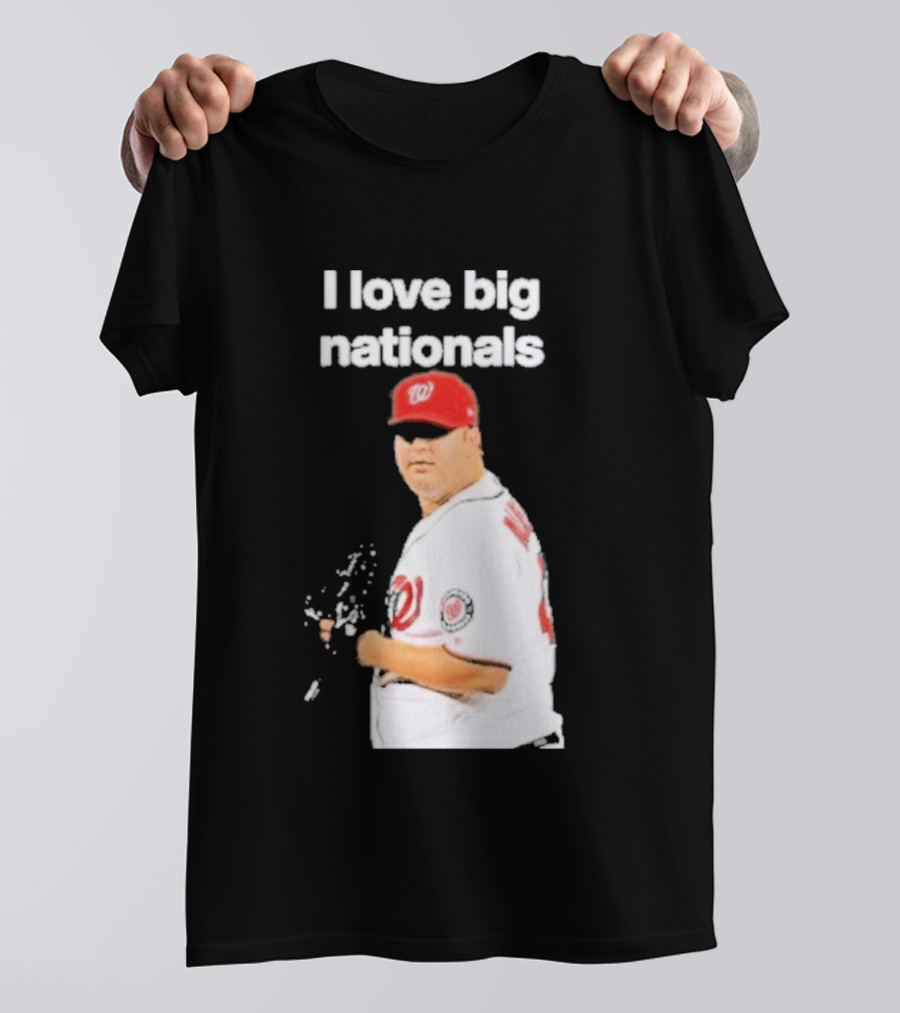 I Love Big Nationals Baseball Matt Albers T-Shirt