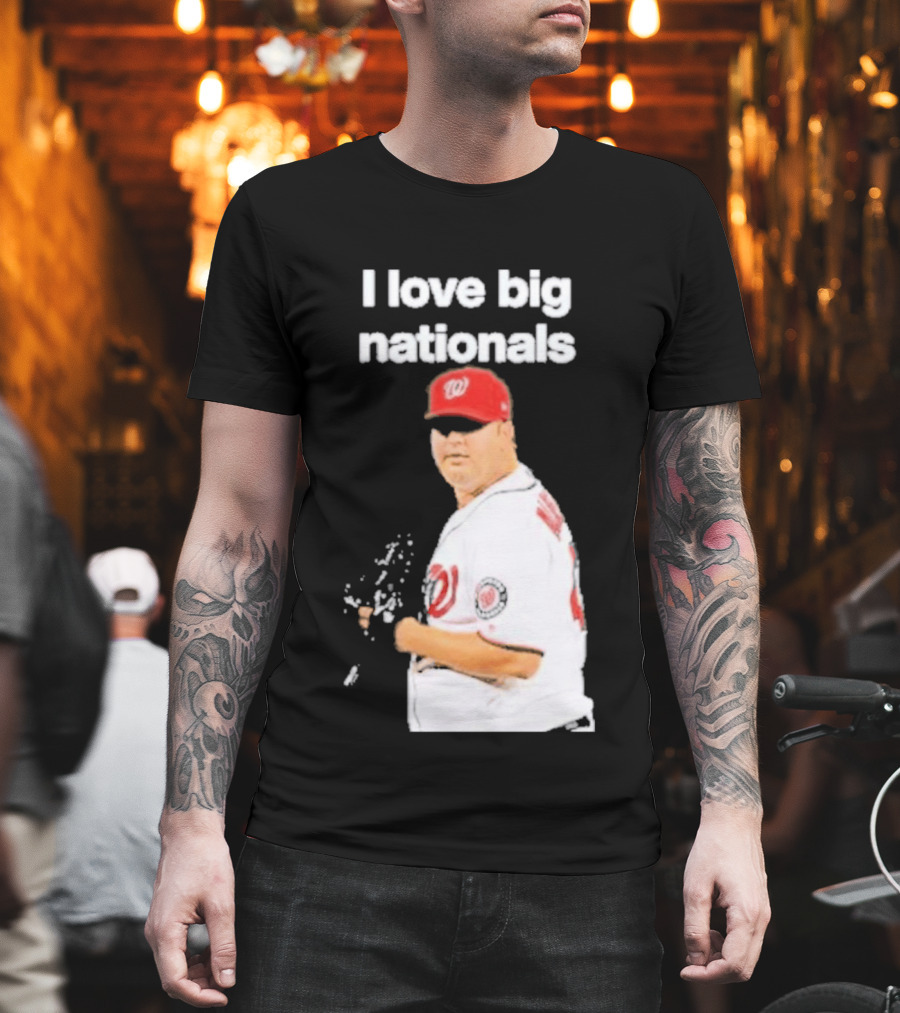 I Love Big Nationals Baseball Matt Albers T-Shirt