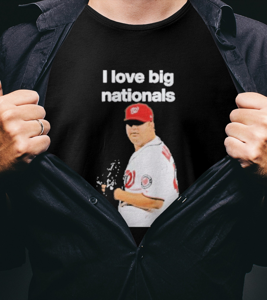 I Love Big Nationals Baseball Matt Albers T-Shirt
