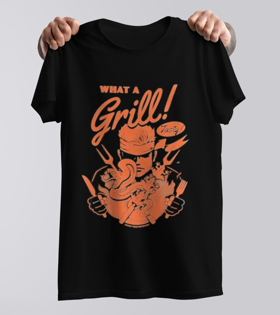 What A Grill 1964 Fangamer Metal Solid Video Game T-Shirt