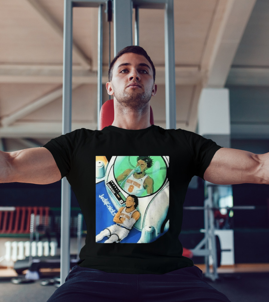 Jalen Brunson OG Anunoby New York Knicks 2026 Jedi+Knicks T-Shirt