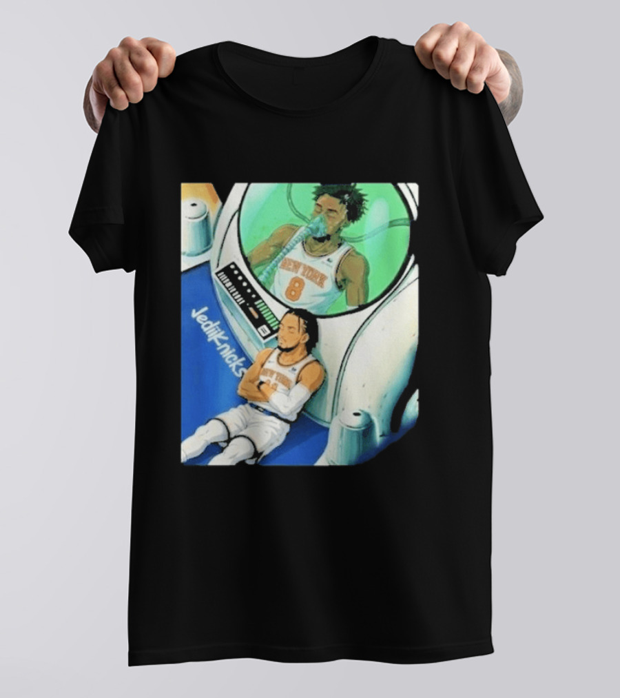 Jalen Brunson OG Anunoby New York Knicks 2026 Jedi+Knicks T-Shirt