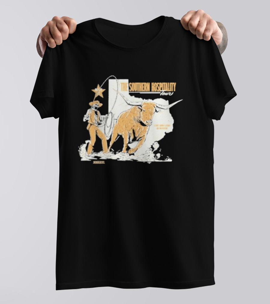 Whiskey Myers The Southern Hospitality Tour Live And Loud Austin Texas 05 17 2026 T-Shirt