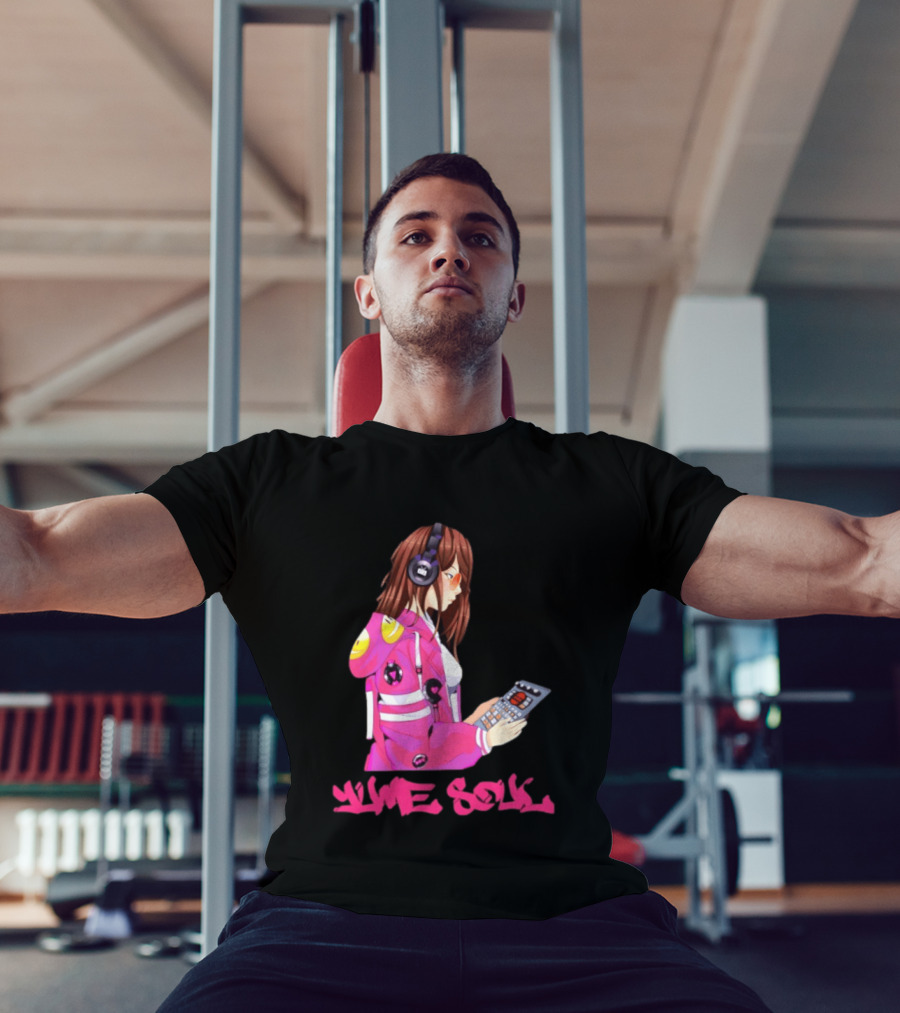 Yume Soul Anime Girl With Headphones And Game Controller T-Shirt
