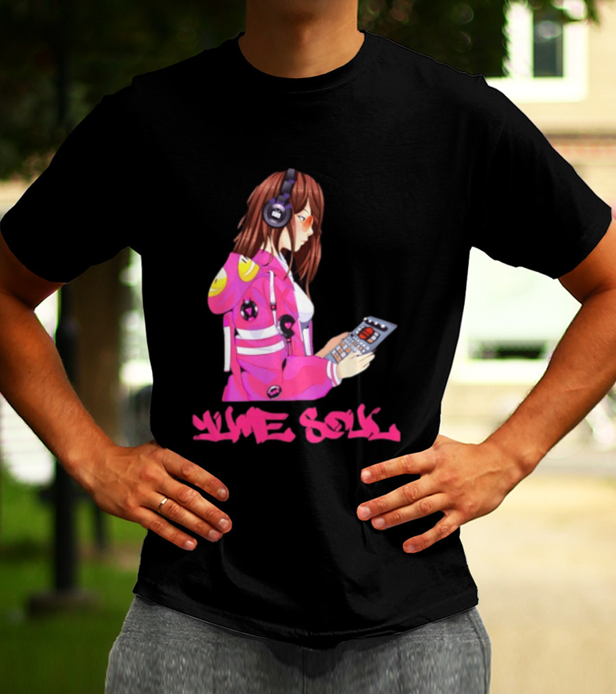 Yume Soul Anime Girl With Headphones And Game Controller T-Shirt