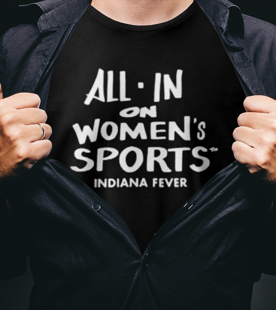 All In On Women's Sports Indiana Fever Promotion T-Shirt