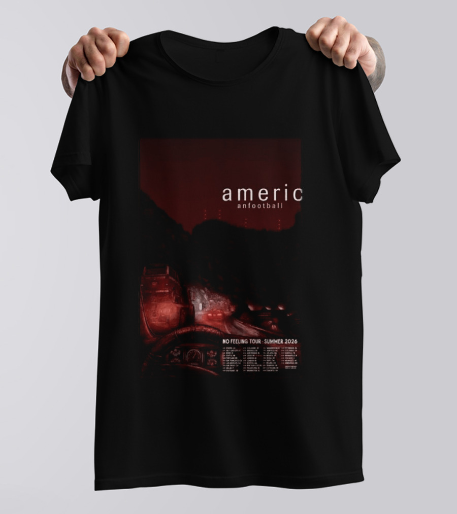 American Football No Feeling Tour Summer 2026 T-Shirt
