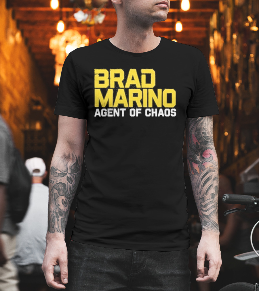 Brad Marino Agent Of Chaos Yellow T-Shirt