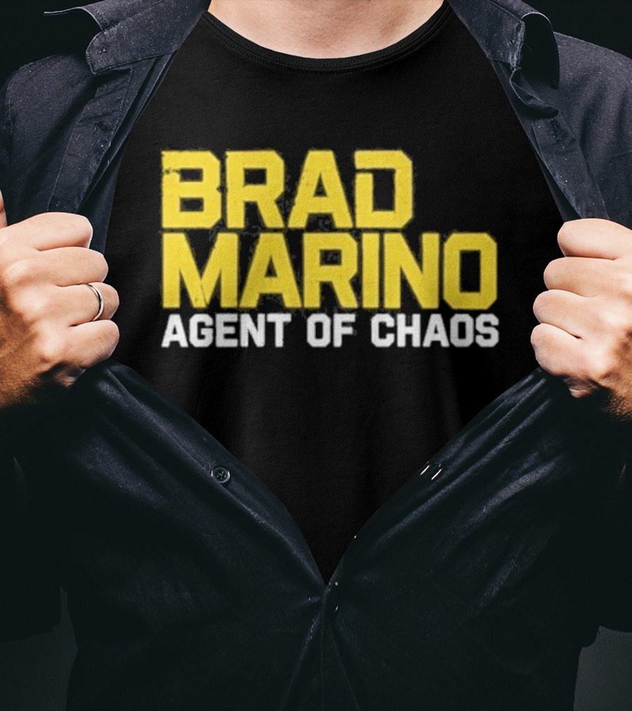 Brad Marino Agent Of Chaos Yellow T-Shirt