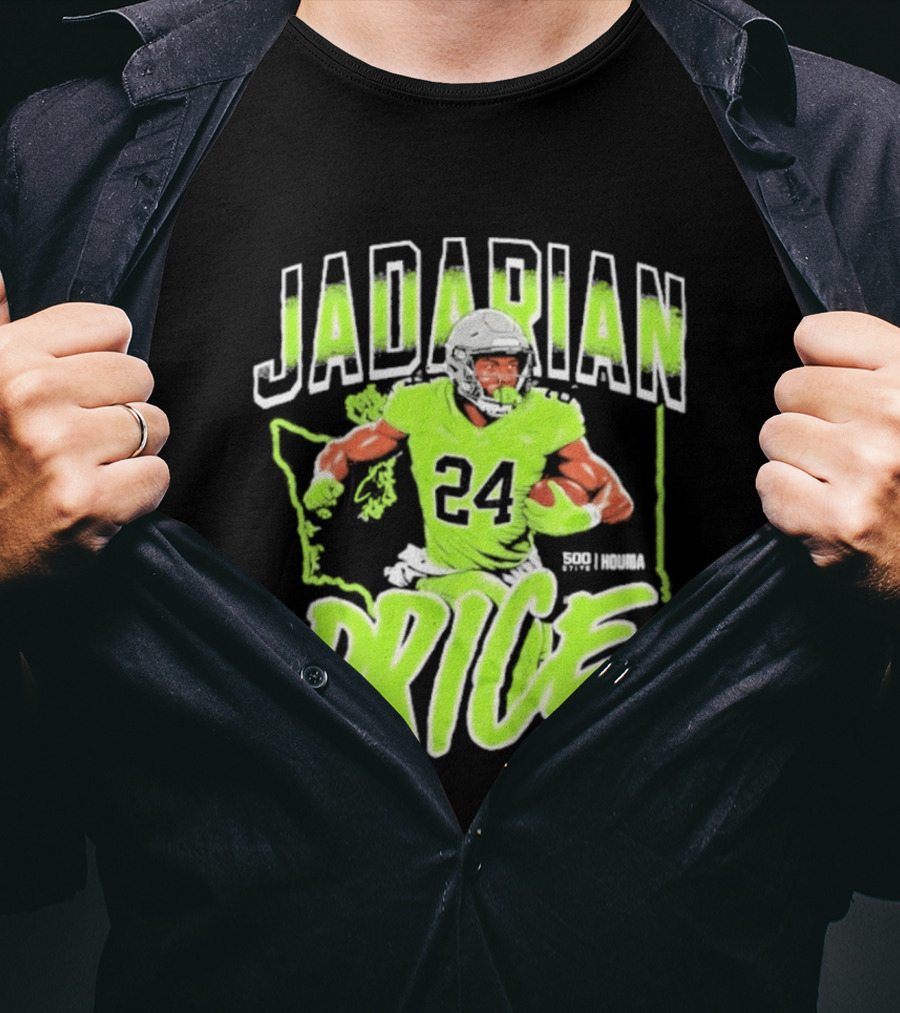 Jadarian Price 24 Seattle Football Running Back T-Shirt