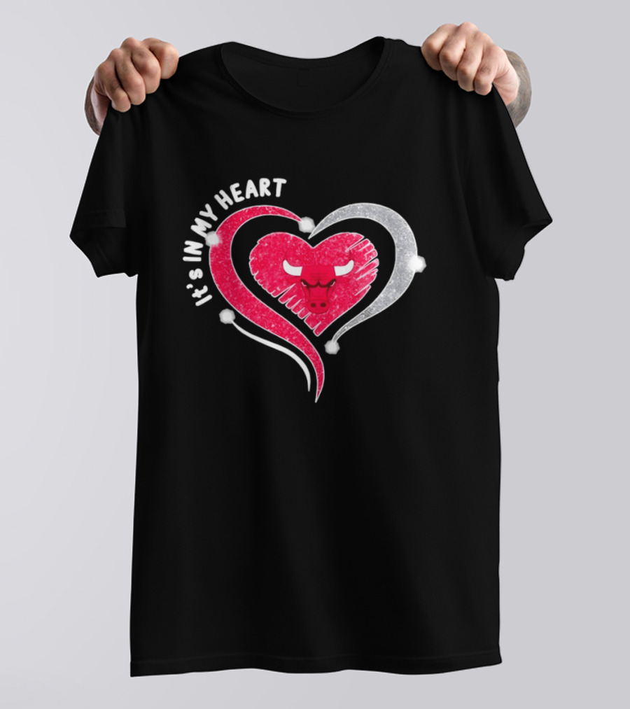 Chicago Bulls It's In My Heart Basketball NBA 2026 T-Shirt