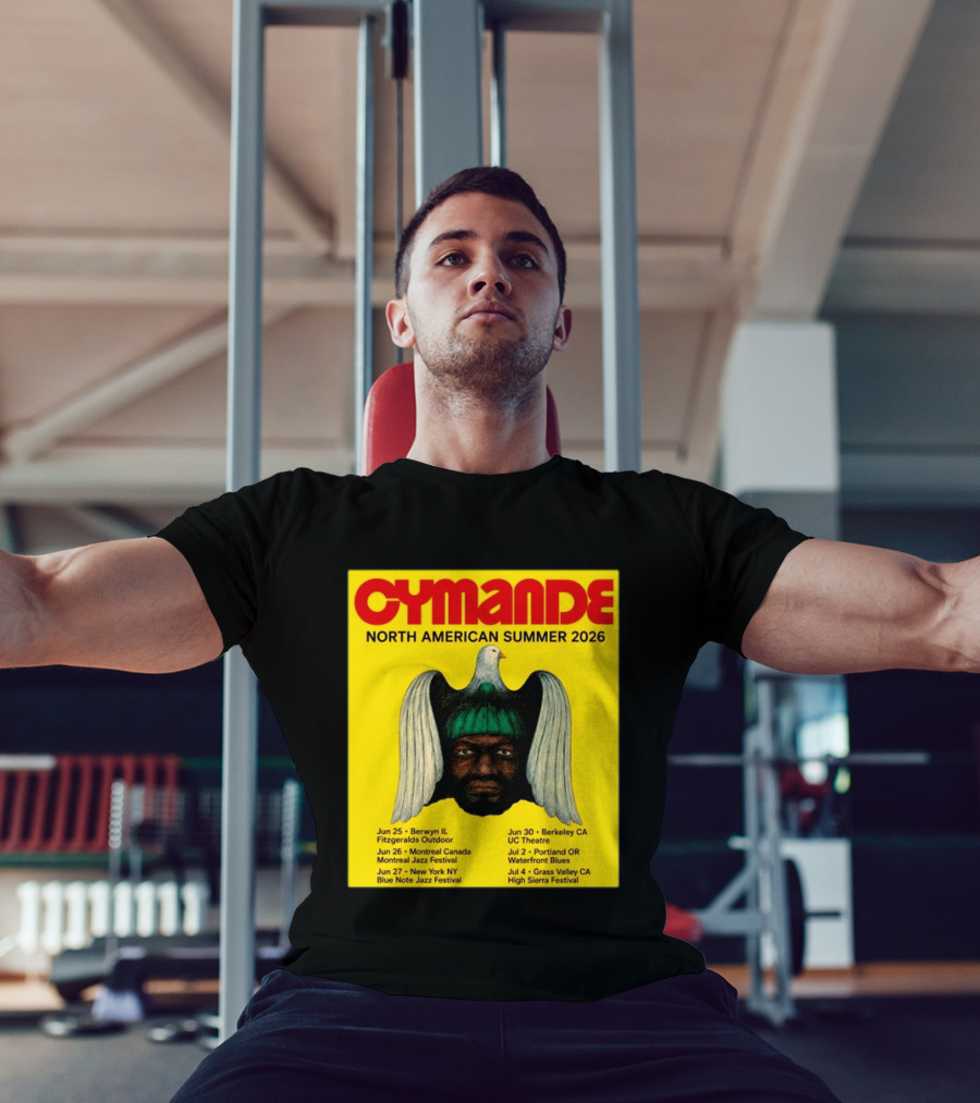 Cymande North American Summer 2026 Tour Dates And Locations T-Shirt