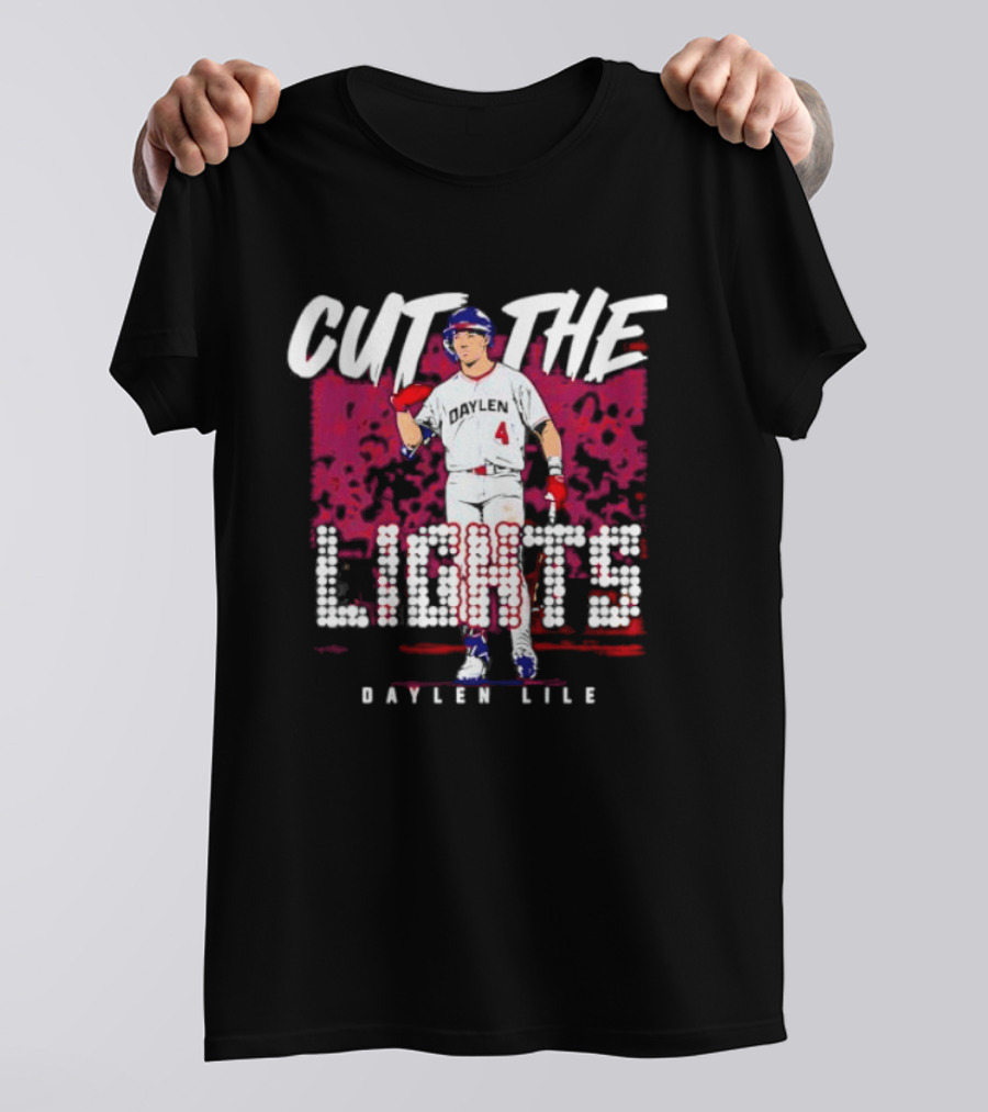 Daylen Lile Cut The Lights Washington Nationals MLB T-Shirt