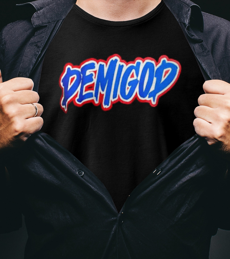 Demigod Greek Mythology Blue Red T-Shirt