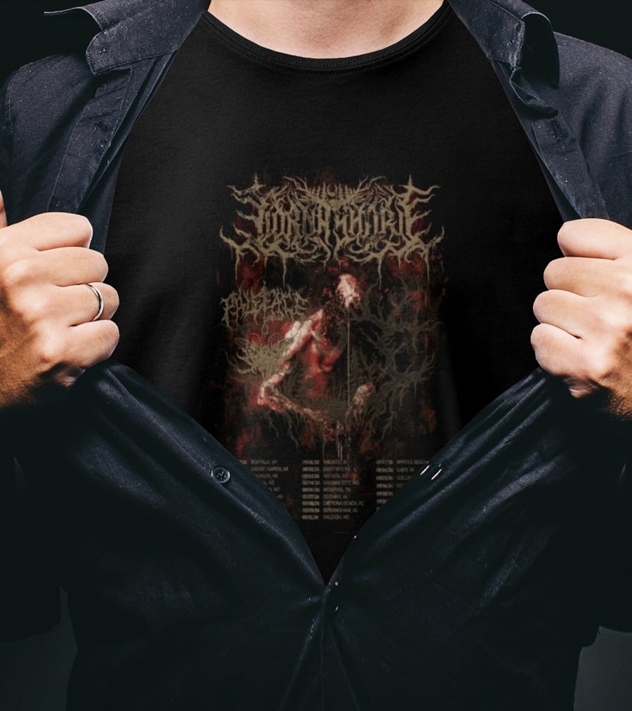 Lorna Shore Bethlehem PA May 16 2026 With Abysmal Torment Tour T-Shirt