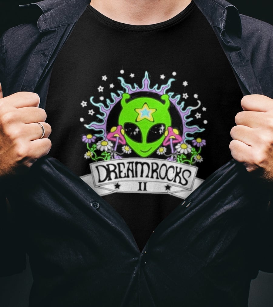 LSDREAM 2026 DREAMROCKS II Morrison Red Rocks May 16 2026 Psychedelic Alien Floral T-Shirt