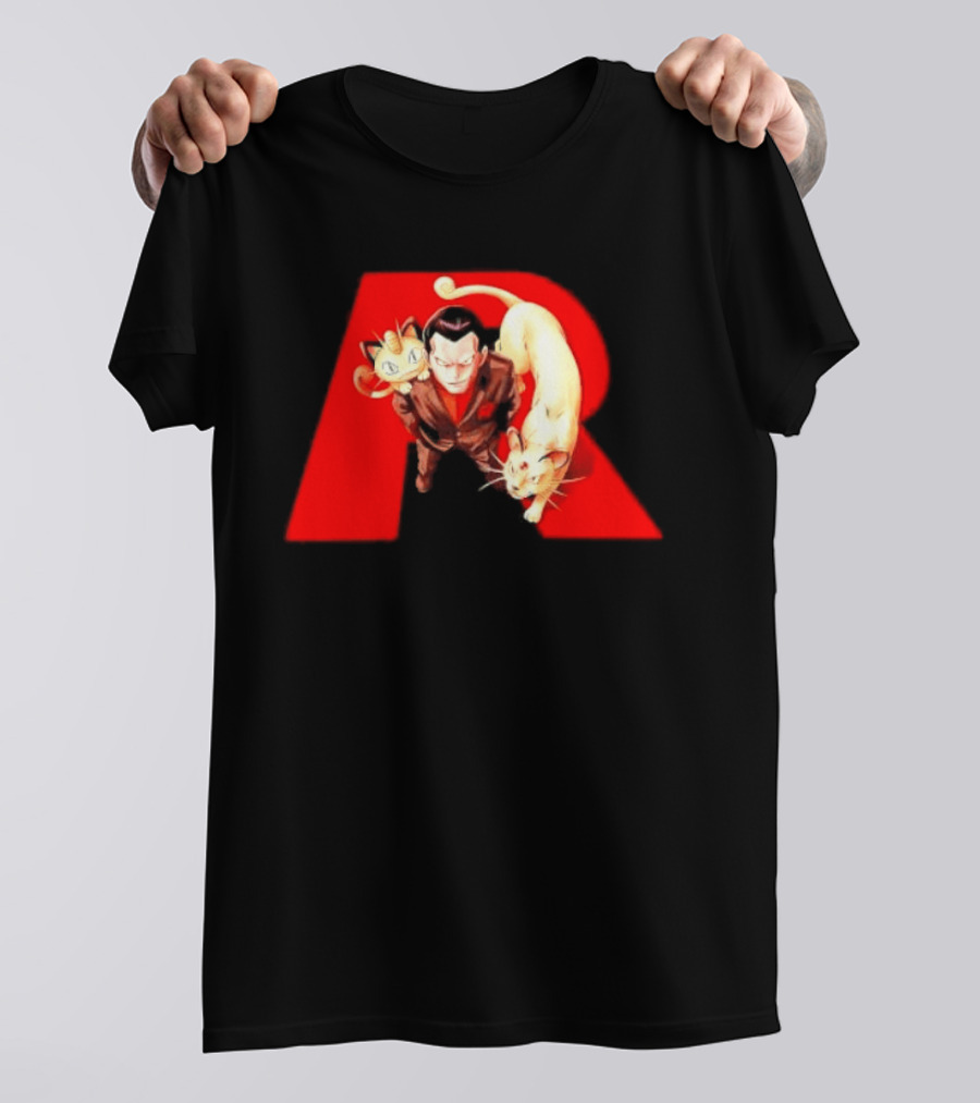Giovanni Team Rocket Meowth Persian Pokémon Anime Fanart T-Shirt