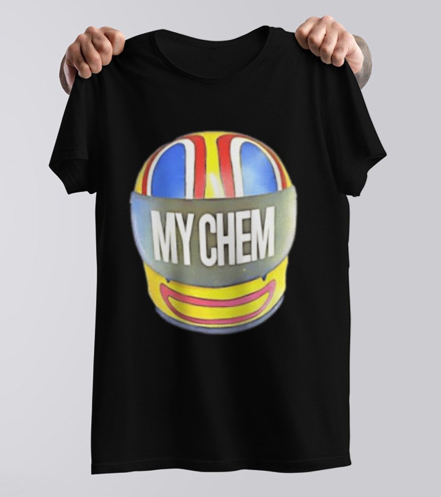 My Chem Helmet My Chemical Romance Music Lover Vibrant Racing T-Shirt