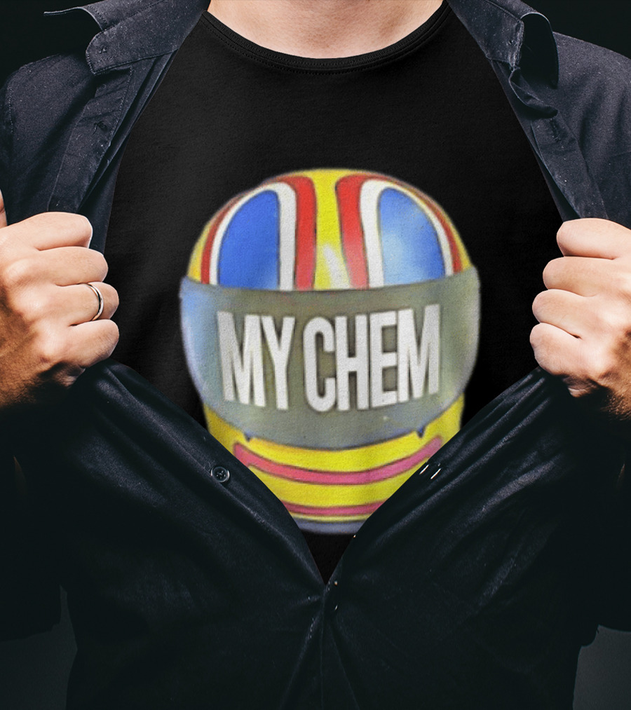 My Chem Helmet My Chemical Romance Music Lover Vibrant Racing T-Shirt
