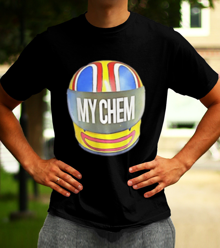 My Chem Helmet My Chemical Romance Music Lover Vibrant Racing T-Shirt