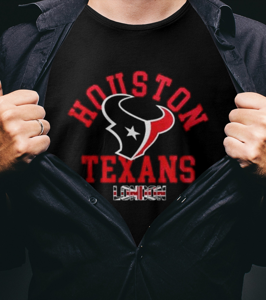 Houston Texans London 2026 Game Two Sided T-Shirt