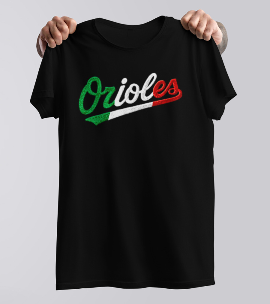 Orioles Italian Heritage Night Giveaway 2026 Flag T-Shirt