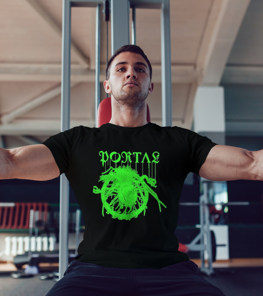 Portal Arachidonic Acid Sci Fi Creature Green Dripping T-Shirt