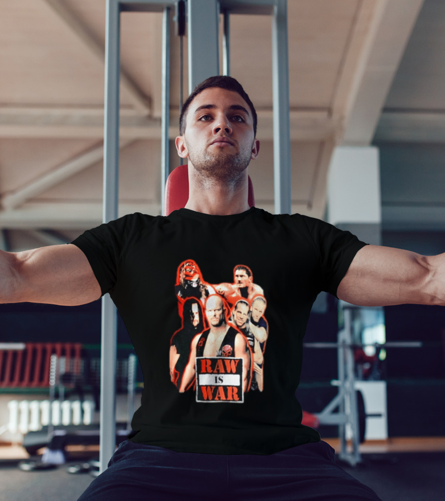WWE Raw Is War Legends Kane Stone Cold Undertaker Shawn Michaels Triple H T-Shirt