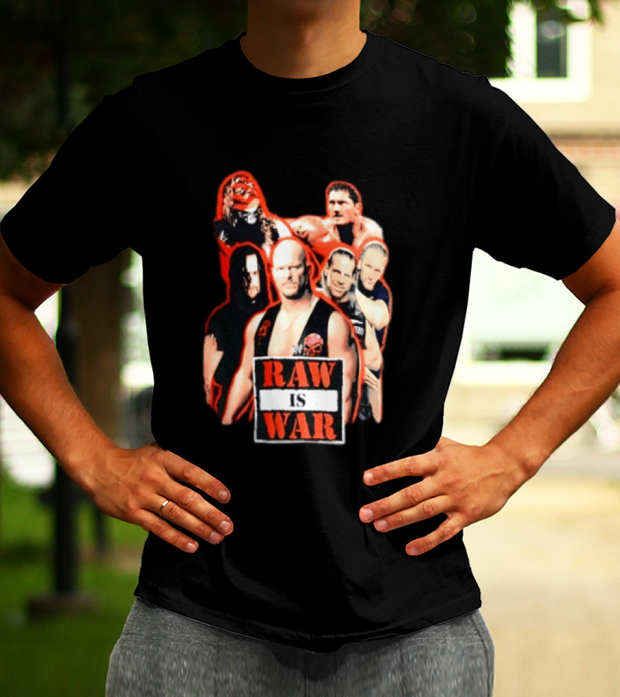 WWE Raw Is War Legends Kane Stone Cold Undertaker Shawn Michaels Triple H T-Shirt