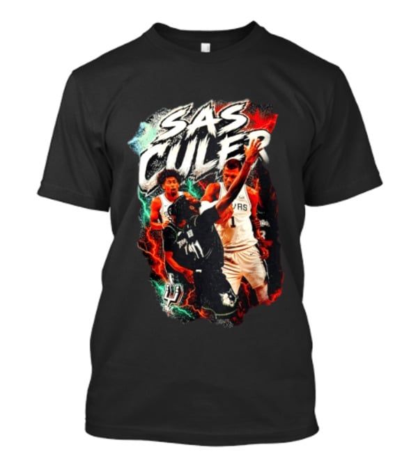 San Antonio Spurs SAS Culero NBA Basketball Dylan Harper Storm T-Shirt