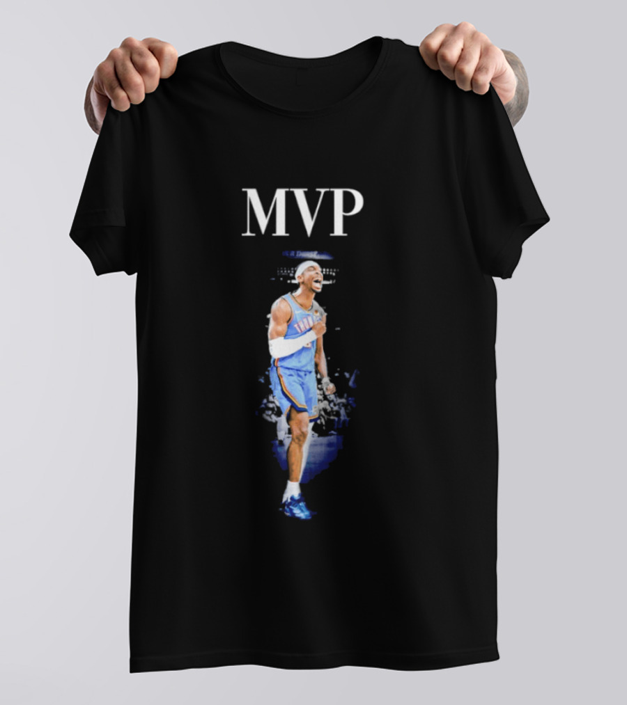 Shai Gilgeous Alexander MVP Back To Back NBA Oklahoma City Thunder T-Shirt