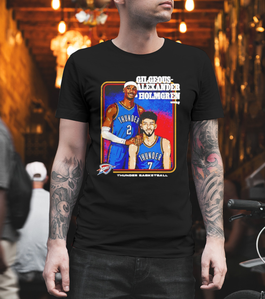 Gilgeous Alexander Holmgren OKC Thunder Basketball Step Brothers T-Shirt