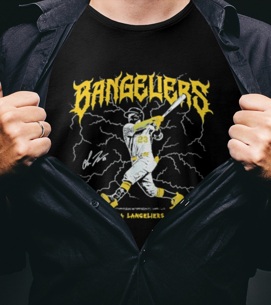 Bangeliers Shea Langeliers Oakland Athletics MLB Swing The Stick T-Shirt