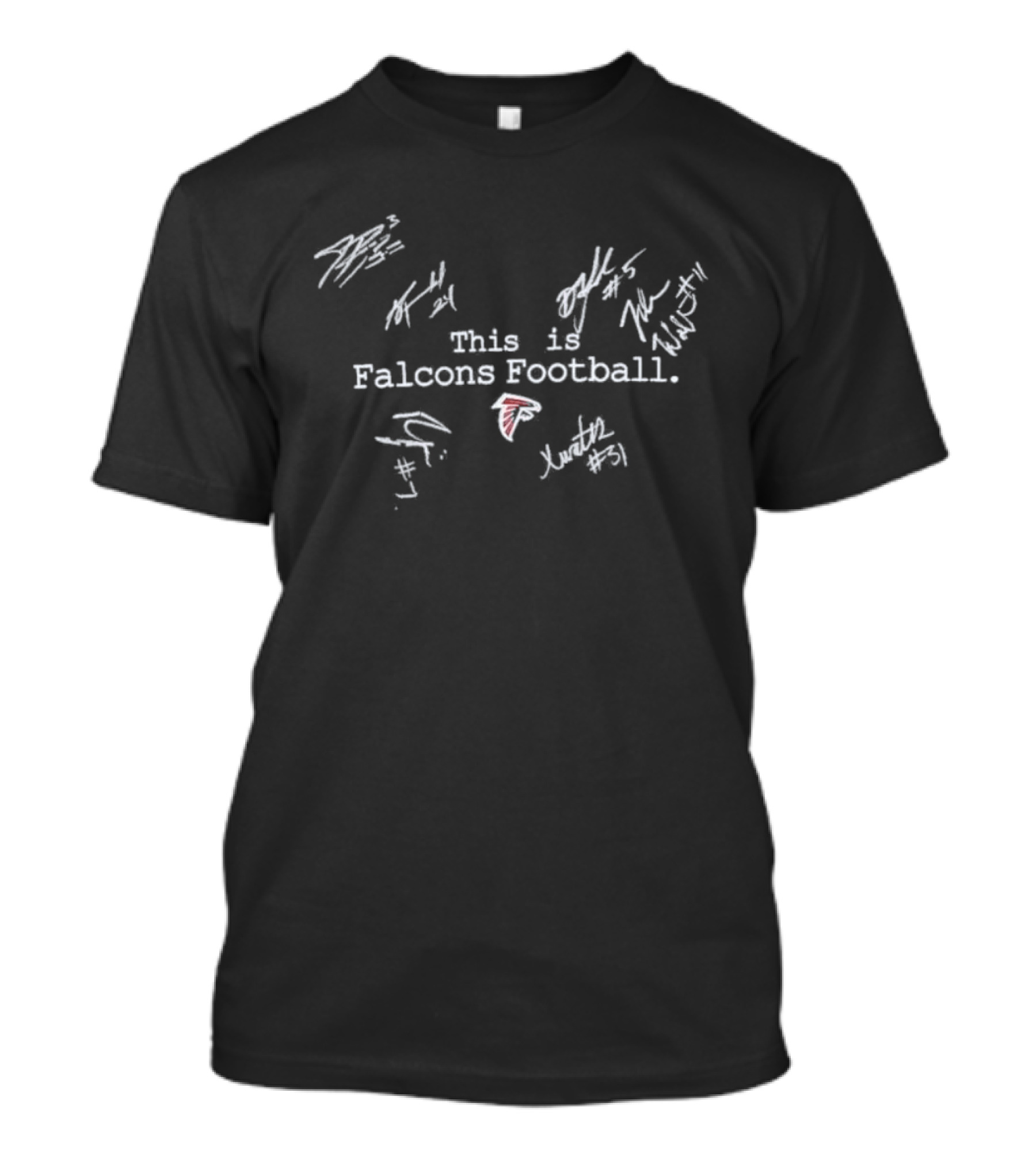 This Is Falcons Football Atlanta Players Signatures T-Shirt